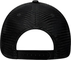 OTTO 121-858 Superior Garment Washed Cotton Twill Low Profile Pro Style Mesh Back Cap - Black - Black / One Size Fits