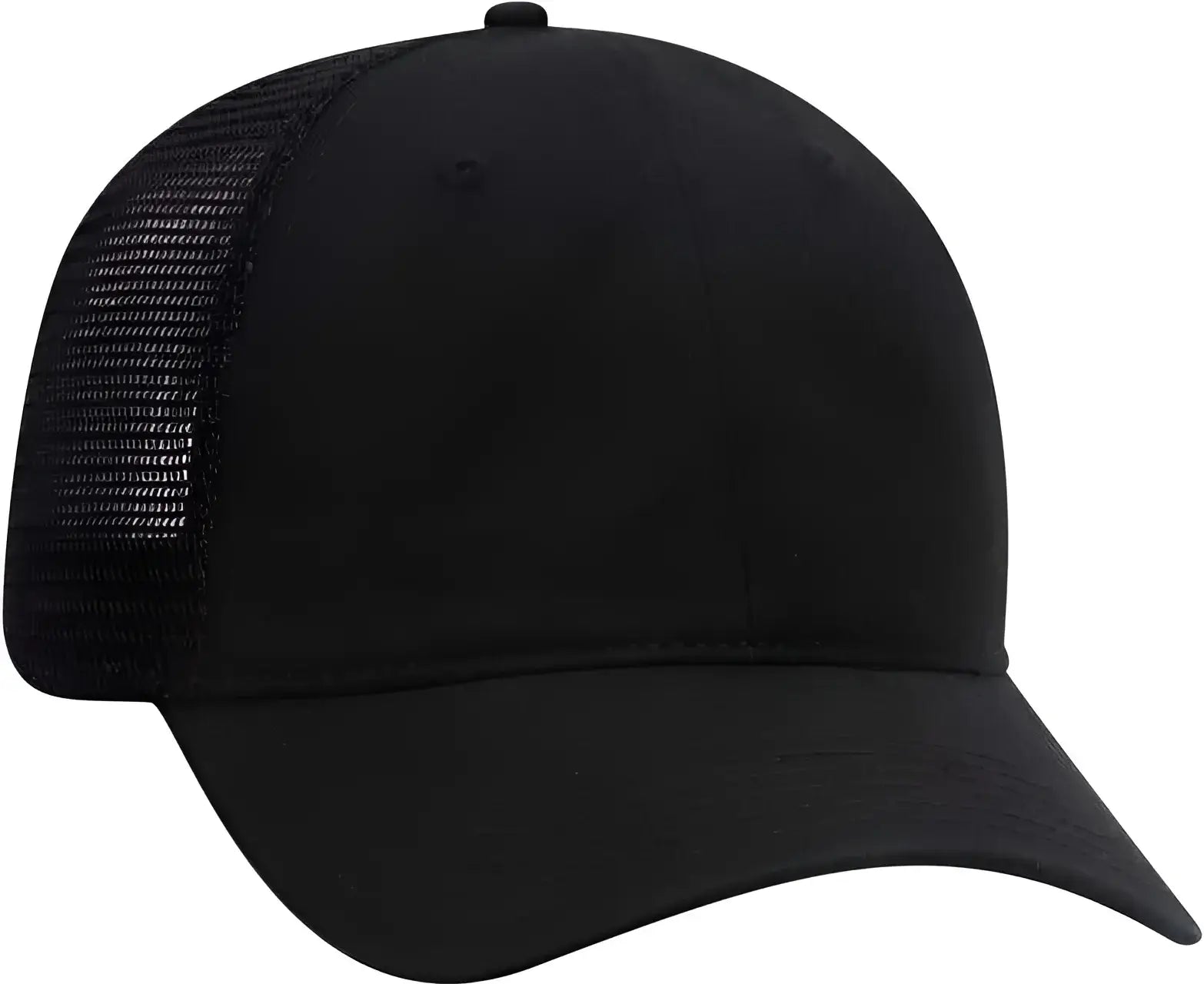 OTTO 121-858 Superior Garment Washed Cotton Twill Low Profile Pro Style Mesh Back Cap - Black - Black / One Size Fits