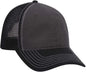 OTTO 121-858 Superior Garment Washed Cotton Twill Low Profile Pro Style Mesh Back Cap - Black Charcoal Black - Black