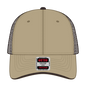 OTTO 122-945 6 Panel Low Profile Mesh Back Trucker Cap - Kha/Kha/Dk.Brn - Kha/Kha/Dk.Brn / 6 1/2’’ - 7 5/8’’