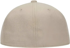 OTTO 123-969 Fit Wool Blend Flat Visor Fitted Pro Style Cap - Khaki