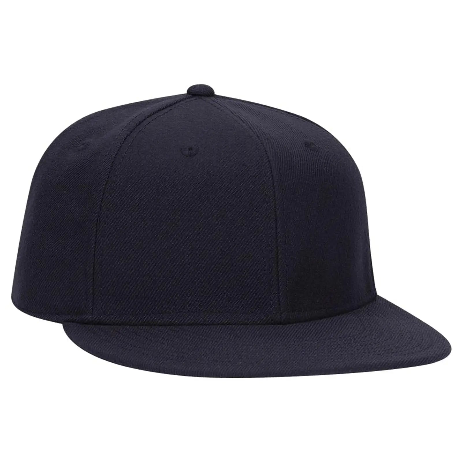 OTTO 123-969 ’OTTO Fit’ 6 Panel Mid Profile Flat Visor Baseball Cap - Navy
