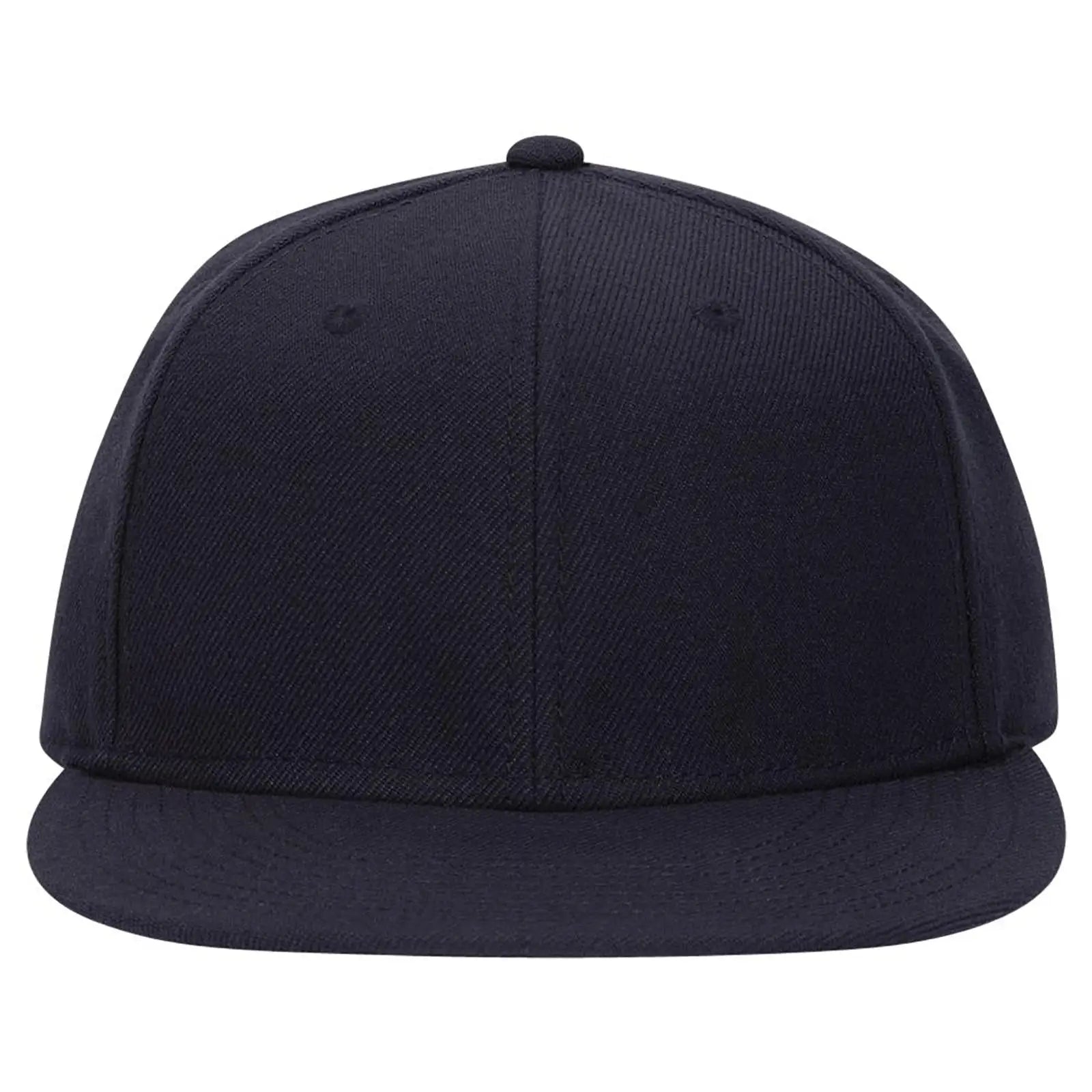 OTTO 123-969 ’OTTO Fit’ 6 Panel Mid Profile Flat Visor Baseball Cap - Navy