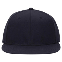OTTO 123-969 ’OTTO Fit’ 6 Panel Mid Profile Flat Visor Baseball Cap - Navy