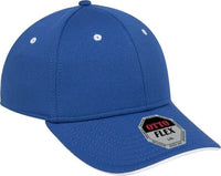 OTTO 124-1159 Cool Comfort Stretchable Polyester Cool Mesh Flipped Edge Visor Flex 6 Panel Low Profile Baseball Cap
