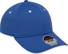 OTTO 124-1159 Cool Comfort Stretchable Polyester Cool Mesh Flipped Edge Visor Flex 6 Panel Low Profile Baseball Cap