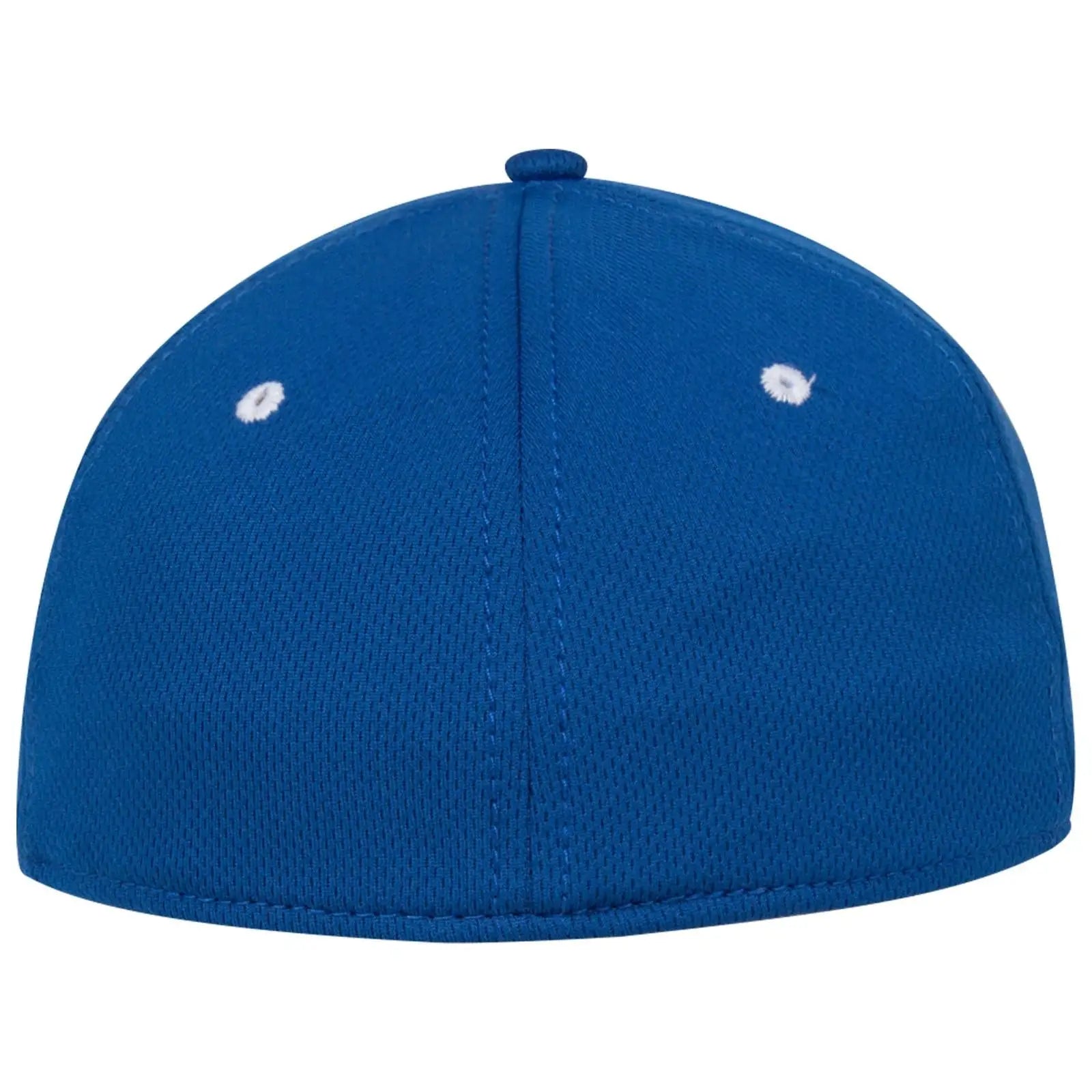 OTTO 124-1159 ’OTTO Flex’ Fitted 6 Panel Low Profile Baseball Cap - Ryl/Wht - Ryl/Wht / 7’’ - 7 1/4’’