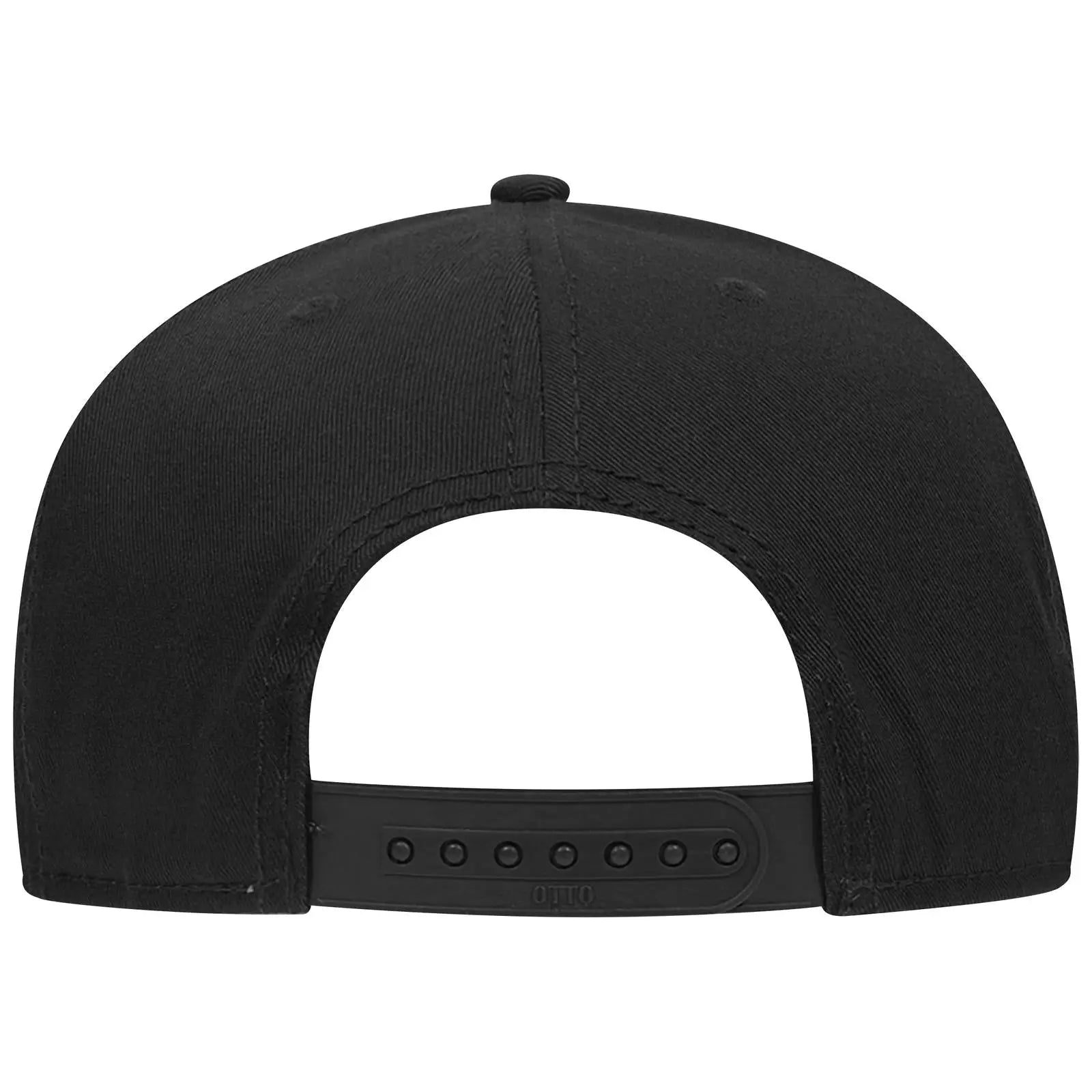 OTTO 125-1038 “Snap” 6 Panel Pro Style Snapback Cap - Black