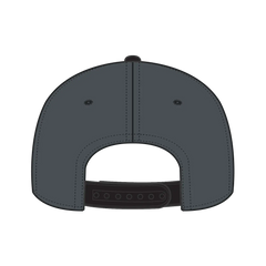 OTTO 125-1038 “Snap” 6 Panel Pro Style Snapback Cap - Blk/Ch.Gry/Ch.Gry - Blk/Ch.Gry/Ch.Gry / 6 1/2’’ - 7 5/8’’