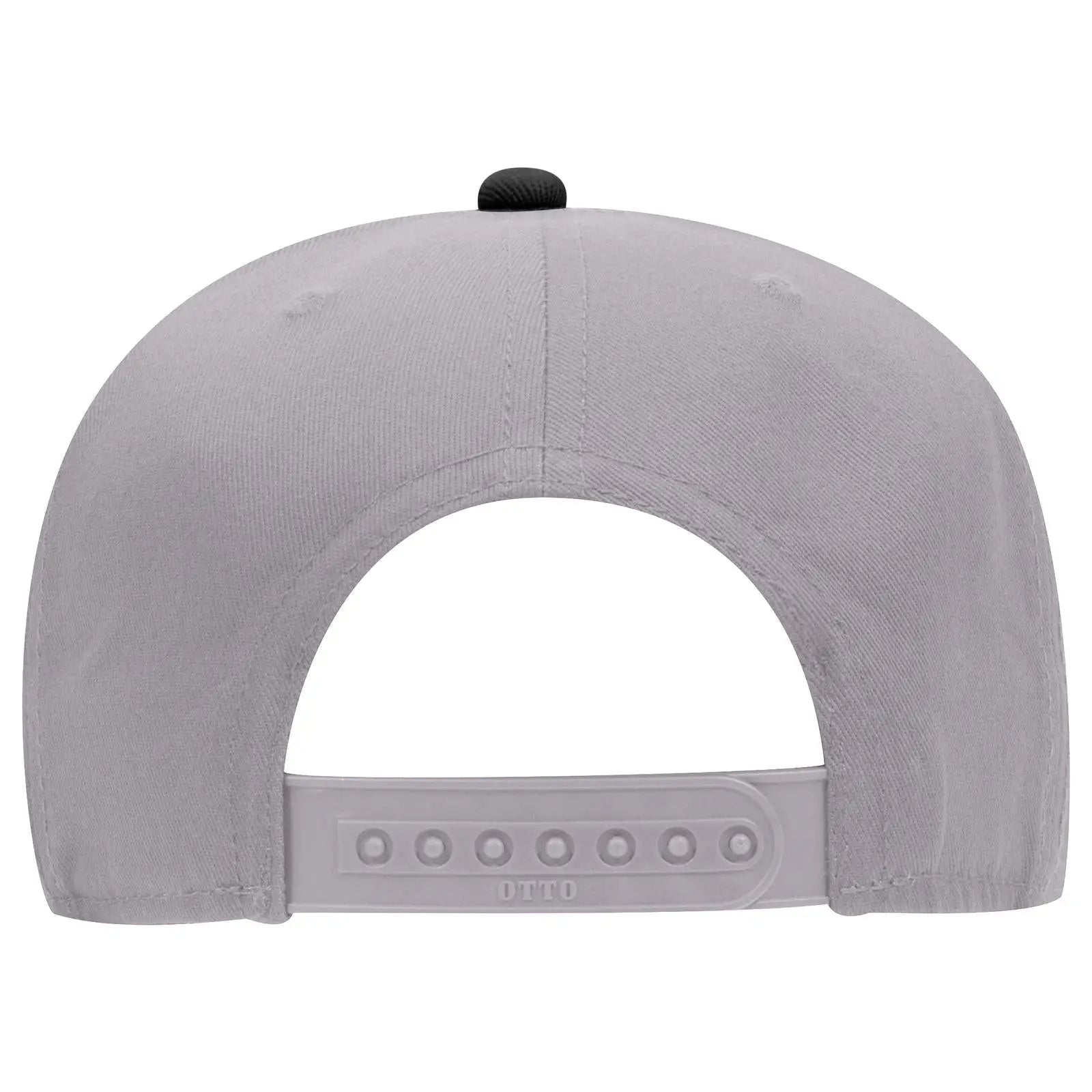 OTTO 125-1038 “Snap” 6 Panel Pro Style Snapback Cap - Blk/Gry/Gry