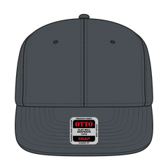 OTTO 125-1038 “Snap” 6 Panel Pro Style Snapback Cap - Char. Gray - Char. Gray / 6 1/2’’ - 7 5/8’’