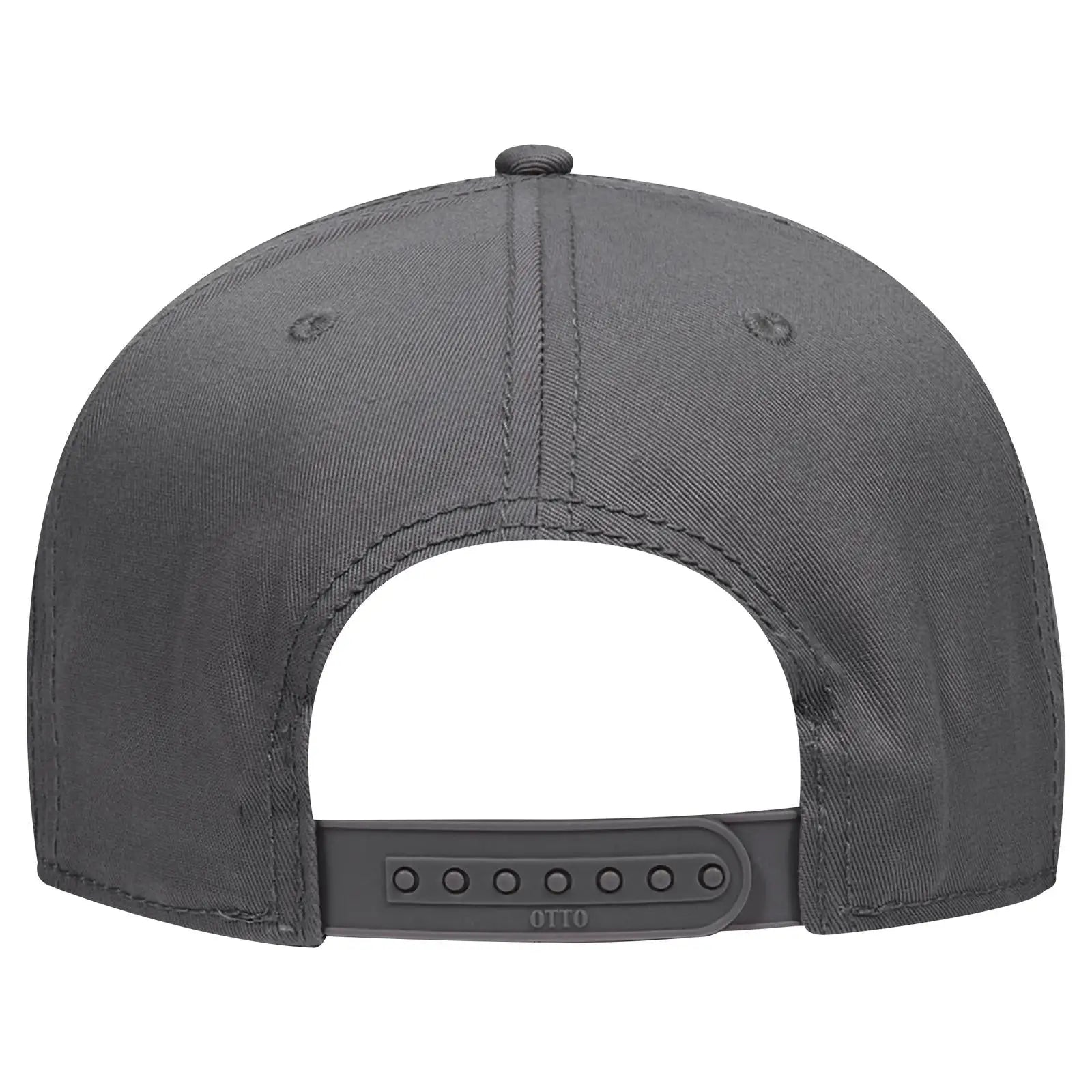 OTTO 125-1038 “Snap” 6 Panel Pro Style Snapback Cap - Char. Gray - Char. Gray / 6 1/2’’ - 7 5/8’’