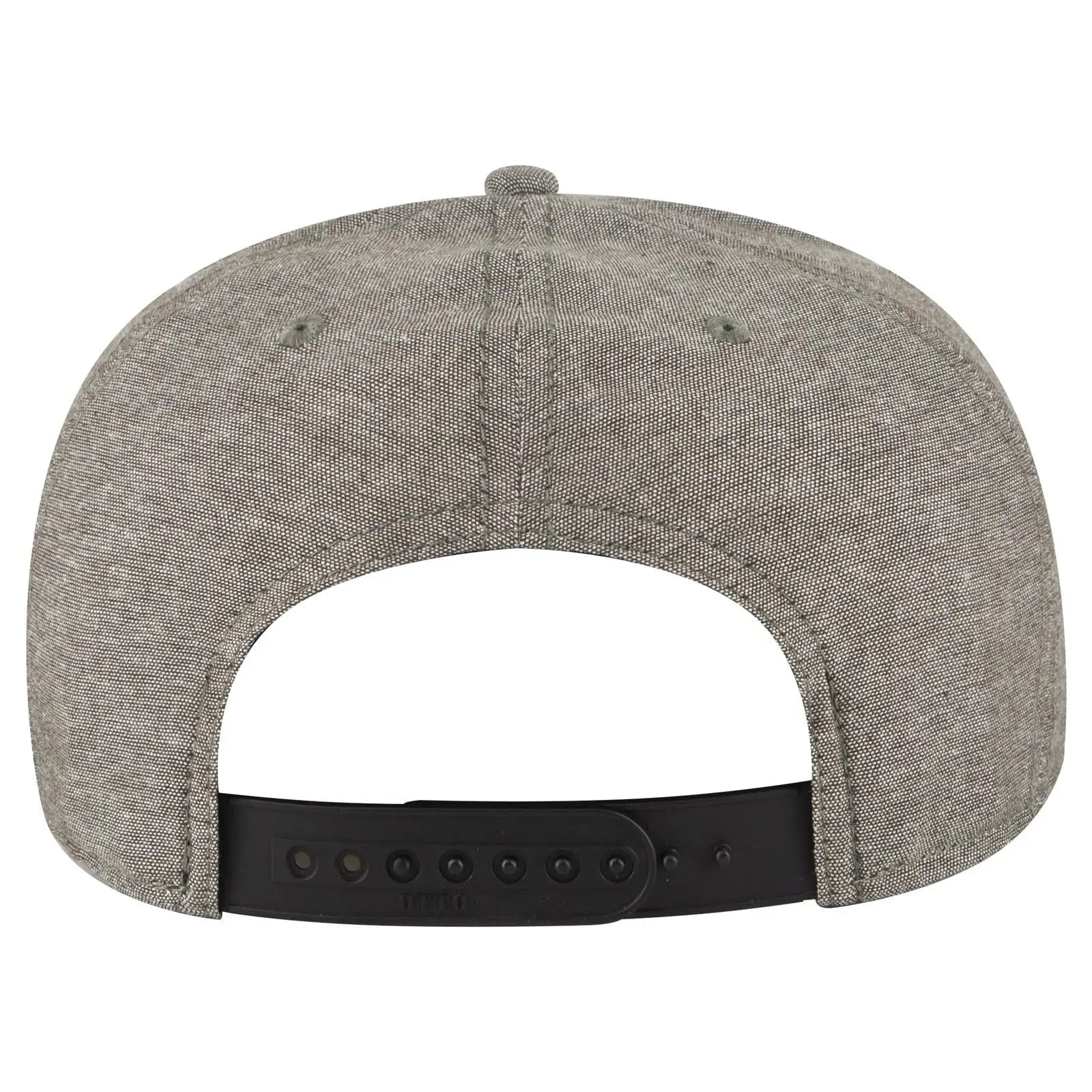 OTTO 125-1038 “Snap” 6 Panel Pro Style Snapback Cap - Char. Gray - Char. Gray / 6 1/2’’ - 7 5/8’’