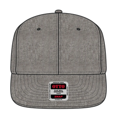 OTTO 125-1038 “Snap” 6 Panel Pro Style Snapback Cap - Char. Gray - Char. Gray / 6 1/2’’ - 7 5/8’’