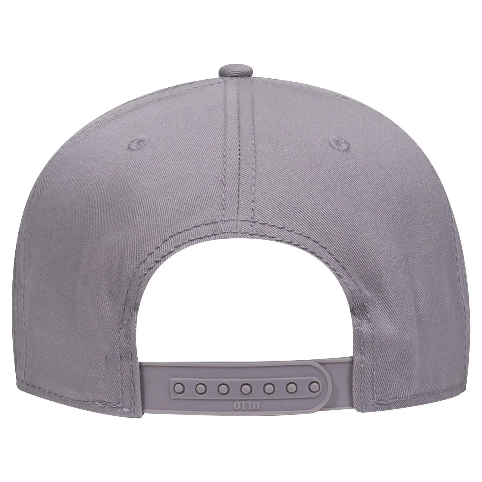 OTTO 125-1038 “Snap” 6 Panel Pro Style Snapback Cap - Gray - Gray / 6 1/2’’ - 7 5/8’’