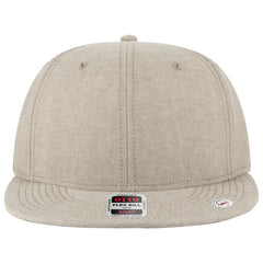 OTTO 125-1038 “Snap” 6 Panel Pro Style Snapback Cap - Khk - Khk / 6 1/2’’ - 7 5/8’’
