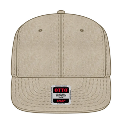 OTTO 125-1038 “Snap” 6 Panel Pro Style Snapback Cap - Khk - Khk / 6 1/2’’ - 7 5/8’’