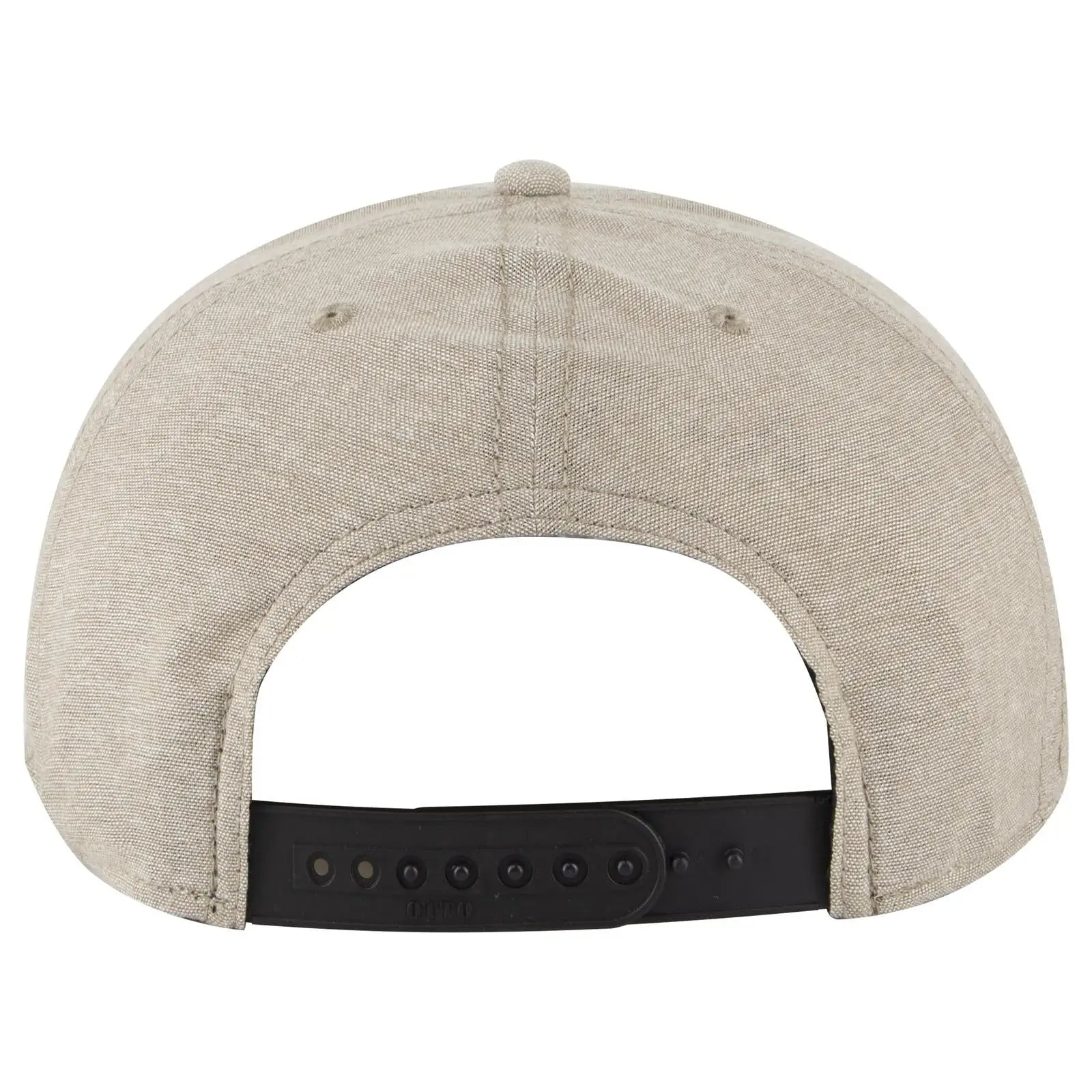 OTTO 125-1038 “Snap” 6 Panel Pro Style Snapback Cap - Khk - Khk / 6 1/2’’ - 7 5/8’’