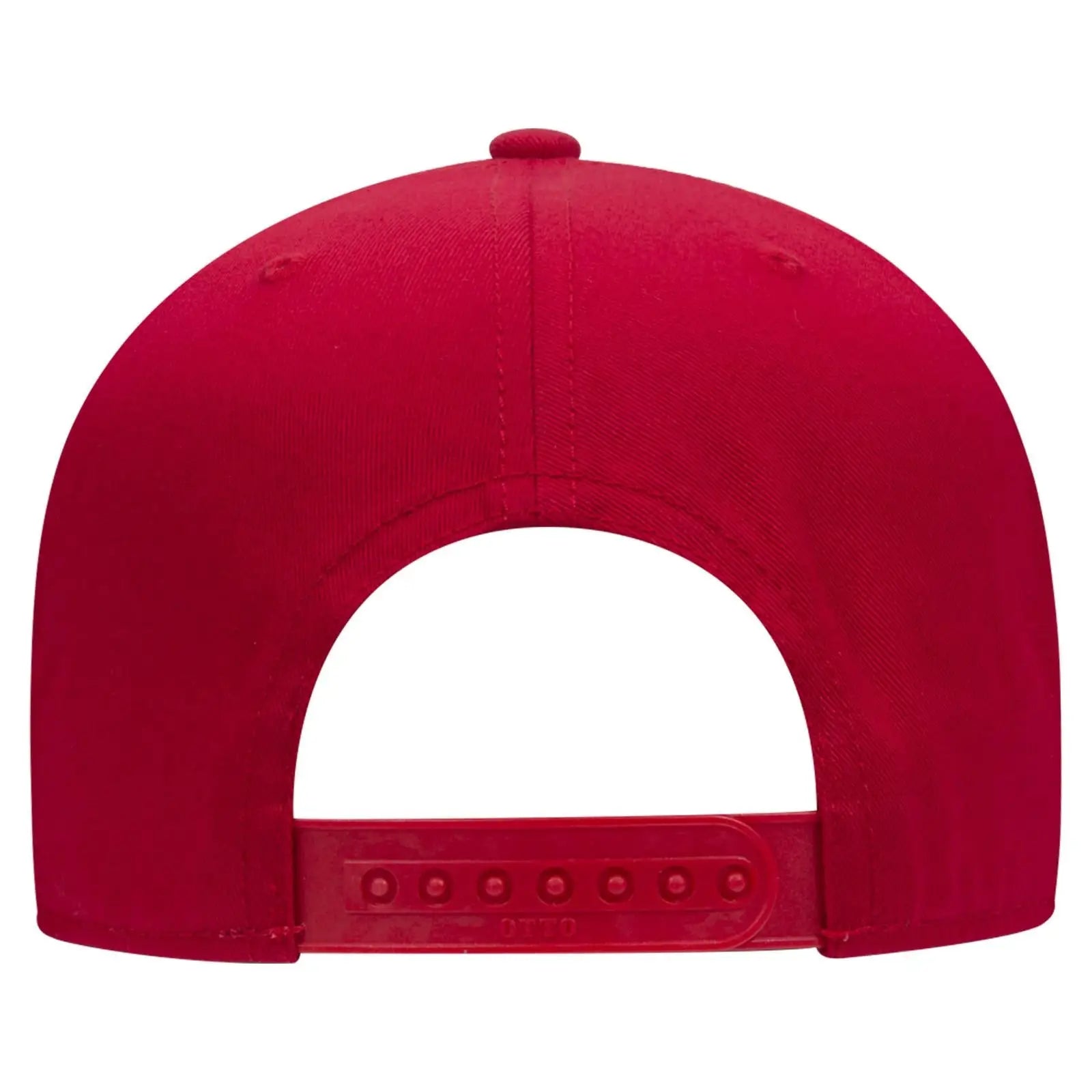 OTTO 125-1038 “Snap” 6 Panel Pro Style Snapback Cap - Red