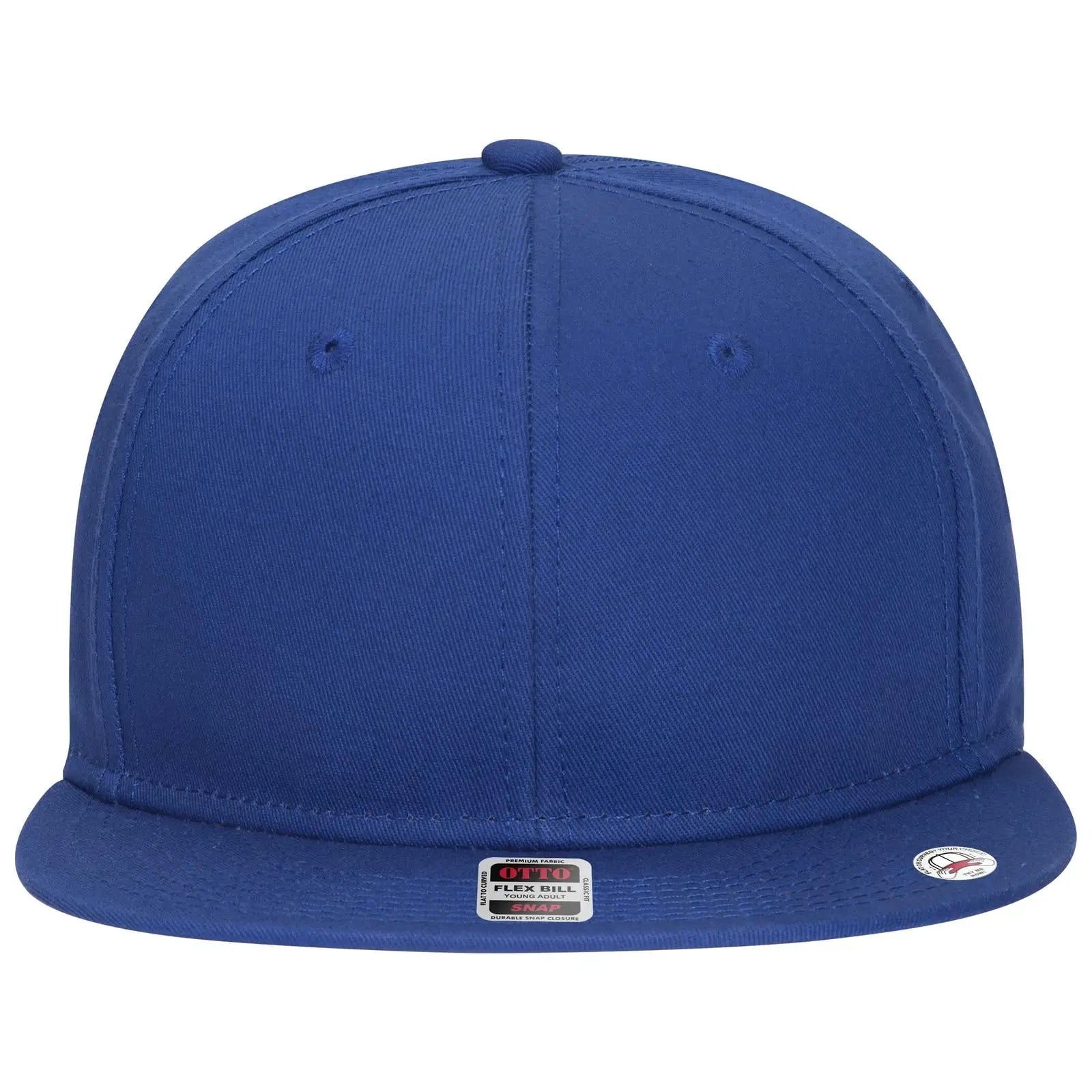 OTTO 125-1038 “Snap” 6 Panel Pro Style Snapback Cap - Royal