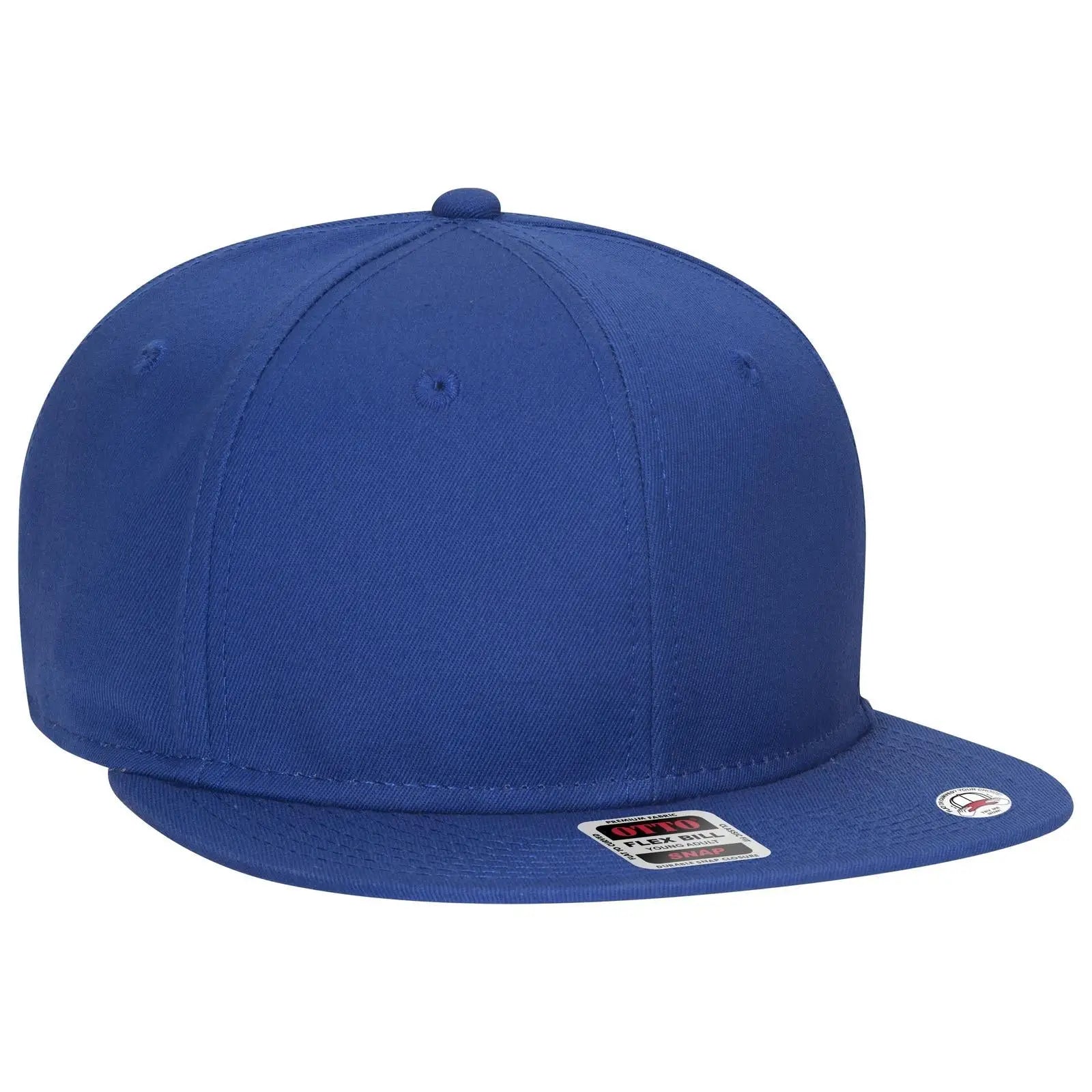 OTTO 125-1038 “Snap” 6 Panel Pro Style Snapback Cap - Royal