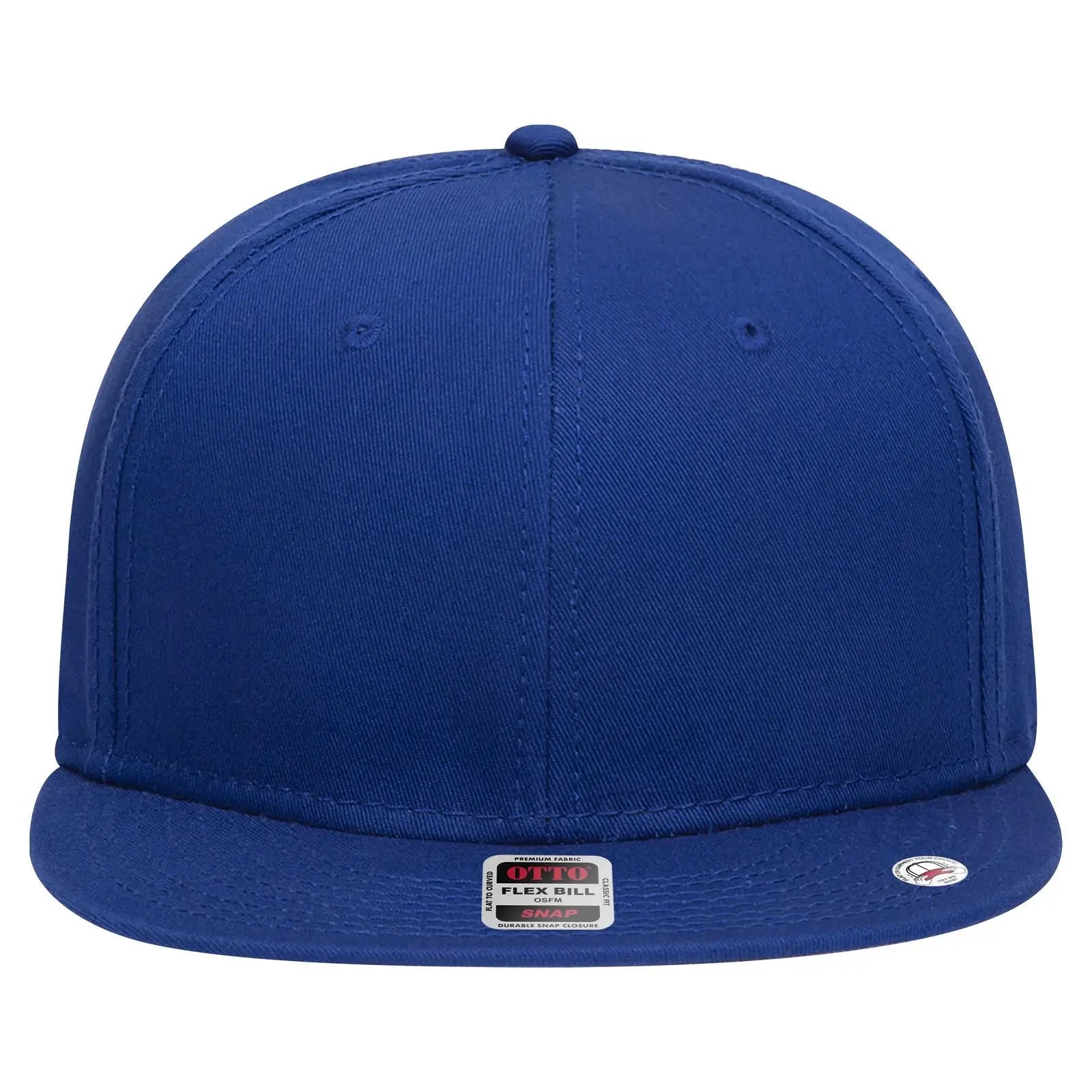 OTTO 125-1038 “Snap” 6 Panel Pro Style Snapback Cap - Royal