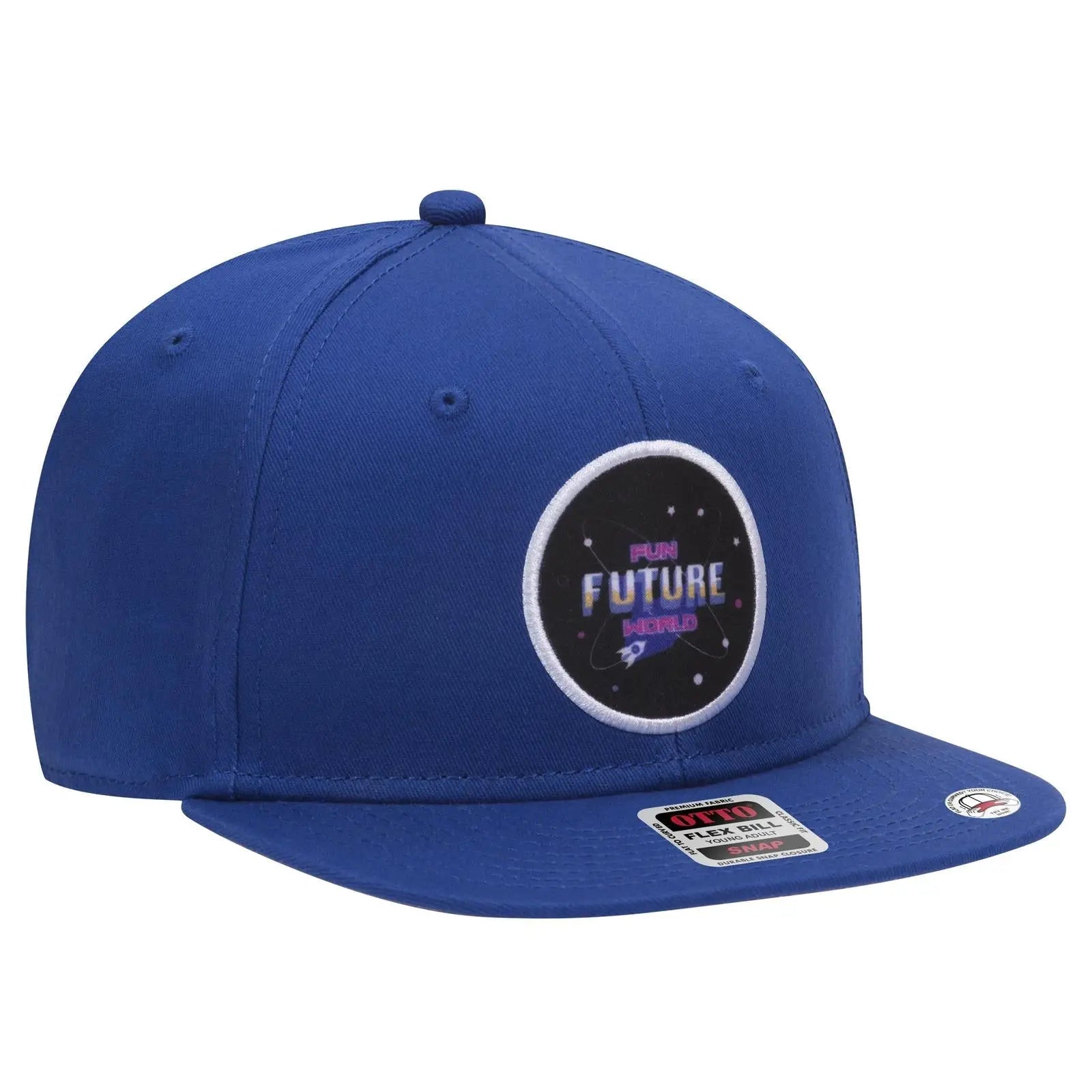 OTTO 125-1038 “Snap” 6 Panel Pro Style Snapback Cap - Royal