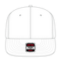 OTTO 125-1038 “Snap” 6 Panel Pro Style Snapback Cap - White - White / 6 1/2’’ - 7 5/8’’