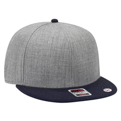 OTTO 125-978 ’OTTO Snap’ 6 Panel Pro Style Snapback Cap - Nvy/H.Gry/H.Gry - Nvy/H.Gry/H.Gry / 6 1/2’’ - 7 5/8’’