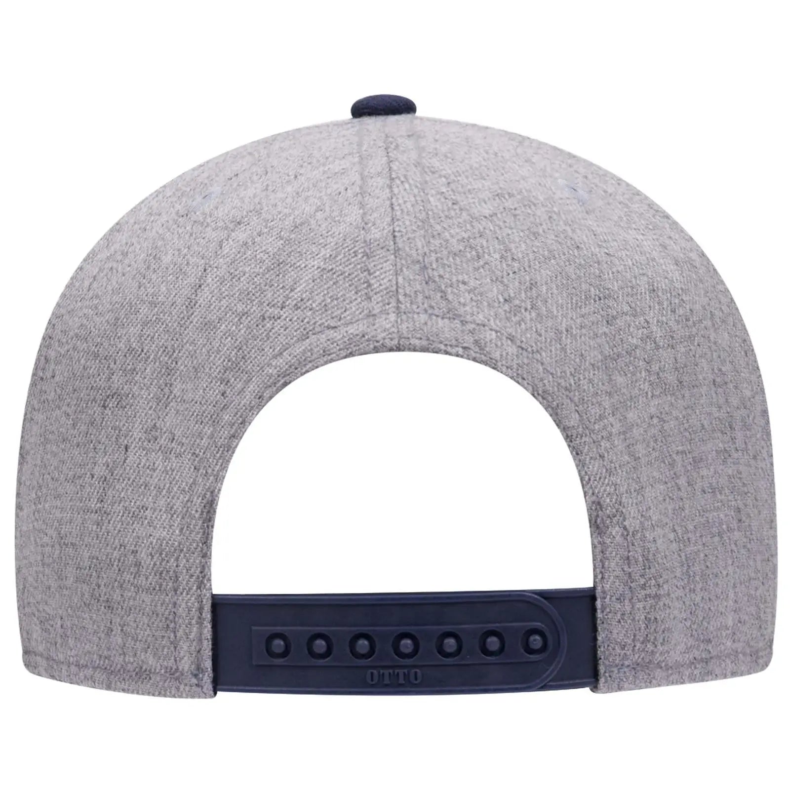 OTTO 125-978 ’OTTO Snap’ 6 Panel Pro Style Snapback Cap - Nvy/H.Gry/H.Gry - Nvy/H.Gry/H.Gry / 6 1/2’’ - 7 5/8’’