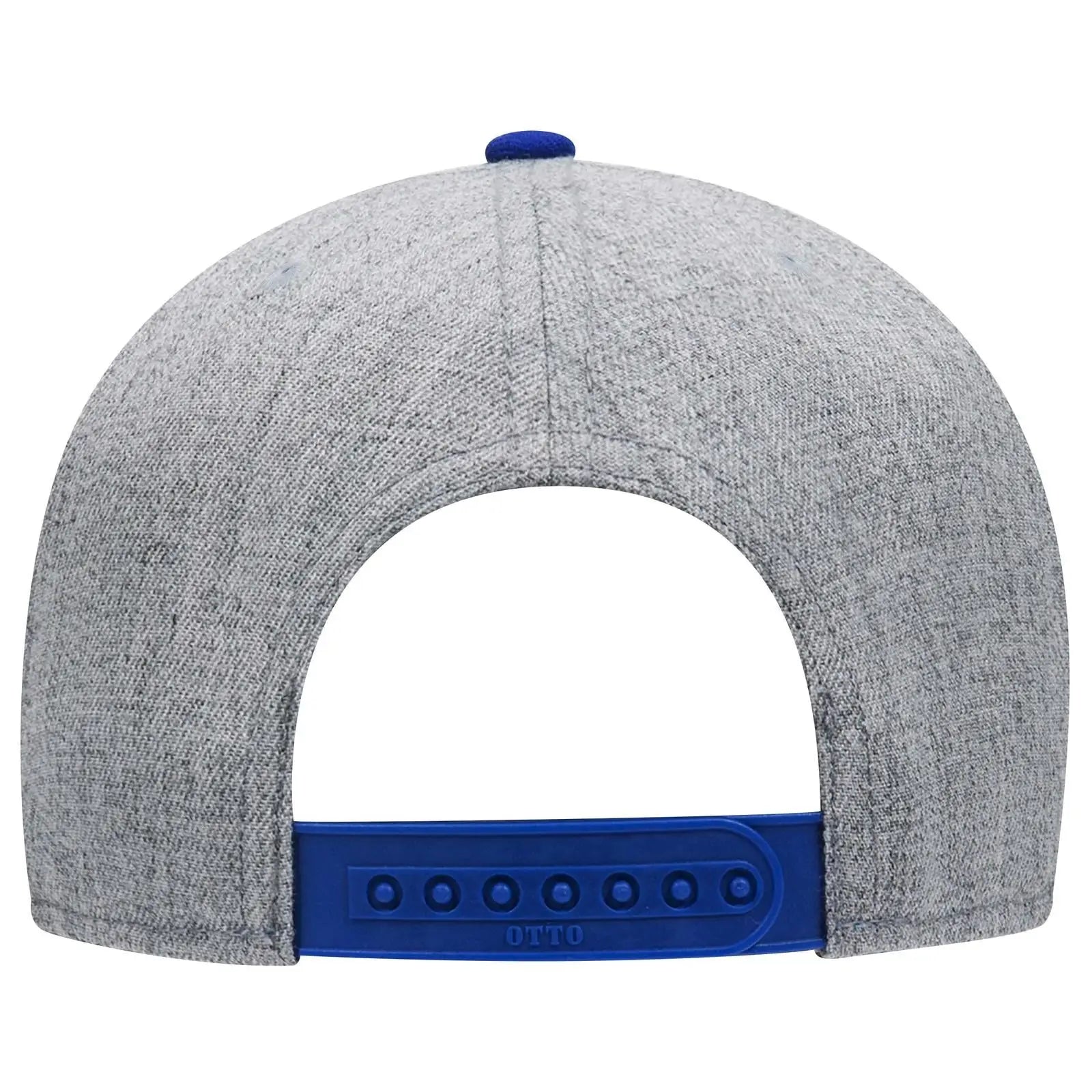 OTTO 125-978 ’OTTO Snap’ 6 Panel Pro Style Snapback Cap - Ryl/H.Gry/H.Gry - Ryl/H.Gry/H.Gry / 6 1/2’’ - 7 5/8’’