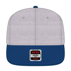 OTTO 125-978 ’OTTO Snap’ 6 Panel Pro Style Snapback Cap - Ryl/H.Gry/H.Gry - Ryl/H.Gry/H.Gry / 6 1/2’’ - 7 5/8’’