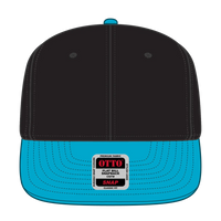 OTTO 125-978 ’OTTO Snap’ 6 Panel Pro Style Snapback Cap - Aqua/Blk/Blk - Aqua/Blk/Blk / 6 1/2’’ - 7 5/8’’