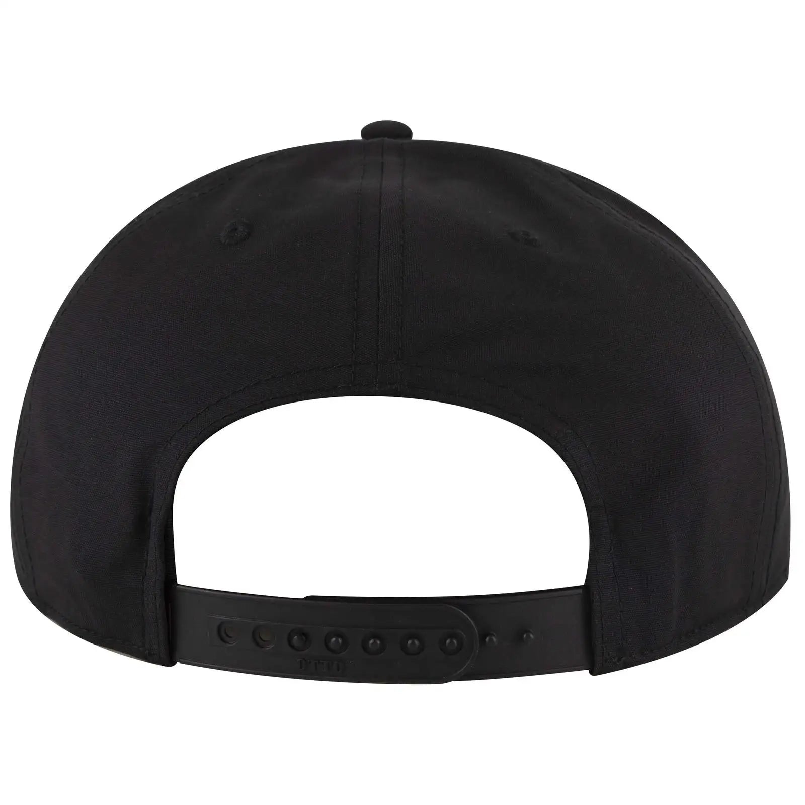 OTTO 125-978 ’OTTO Snap’ 6 Panel Pro Style Snapback Cap - Black - Black / 6 1/2’’ - 7 5/8’’