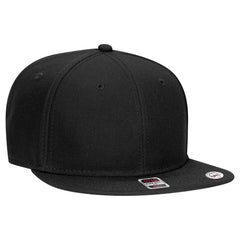 OTTO 125-978 ’OTTO Snap’ 6 Panel Pro Style Snapback Cap - Black - Black / 6 1/2’’ - 7 5/8’’