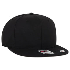 OTTO 125-978 ’OTTO Snap’ 6 Panel Pro Style Snapback Cap - Black - Black / 6 1/2’’ - 7 5/8’’