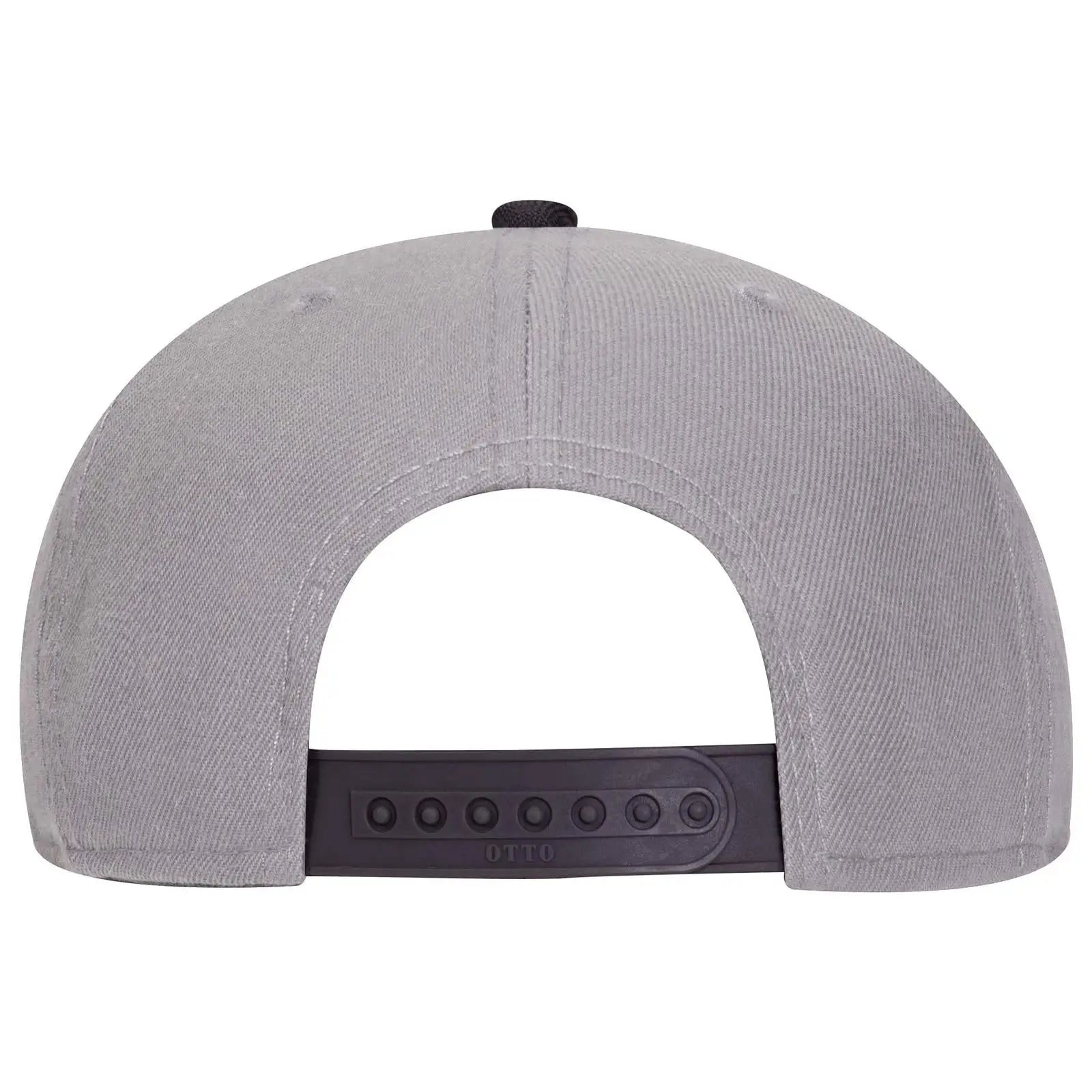 OTTO 125-978 ’OTTO Snap’ 6 Panel Pro Style Snapback Cap - Blk/Gry/Gry - Blk/Gry/Gry / 6 1/2’’ - 7 5/8’’