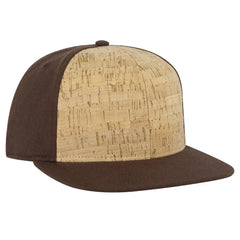 OTTO 125-978 ’OTTO Snap’ 6 Panel Pro Style Snapback Cap - Brn/Crk/Brn - Brn/Crk/Brn / 6 1/2’’ - 7 5/8’’