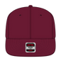 OTTO 125-978 ’OTTO Snap’ 6 Panel Pro Style Snapback Cap - Burg. Marn - Burg. Marn / 6 1/2’’ - 7 5/8’’