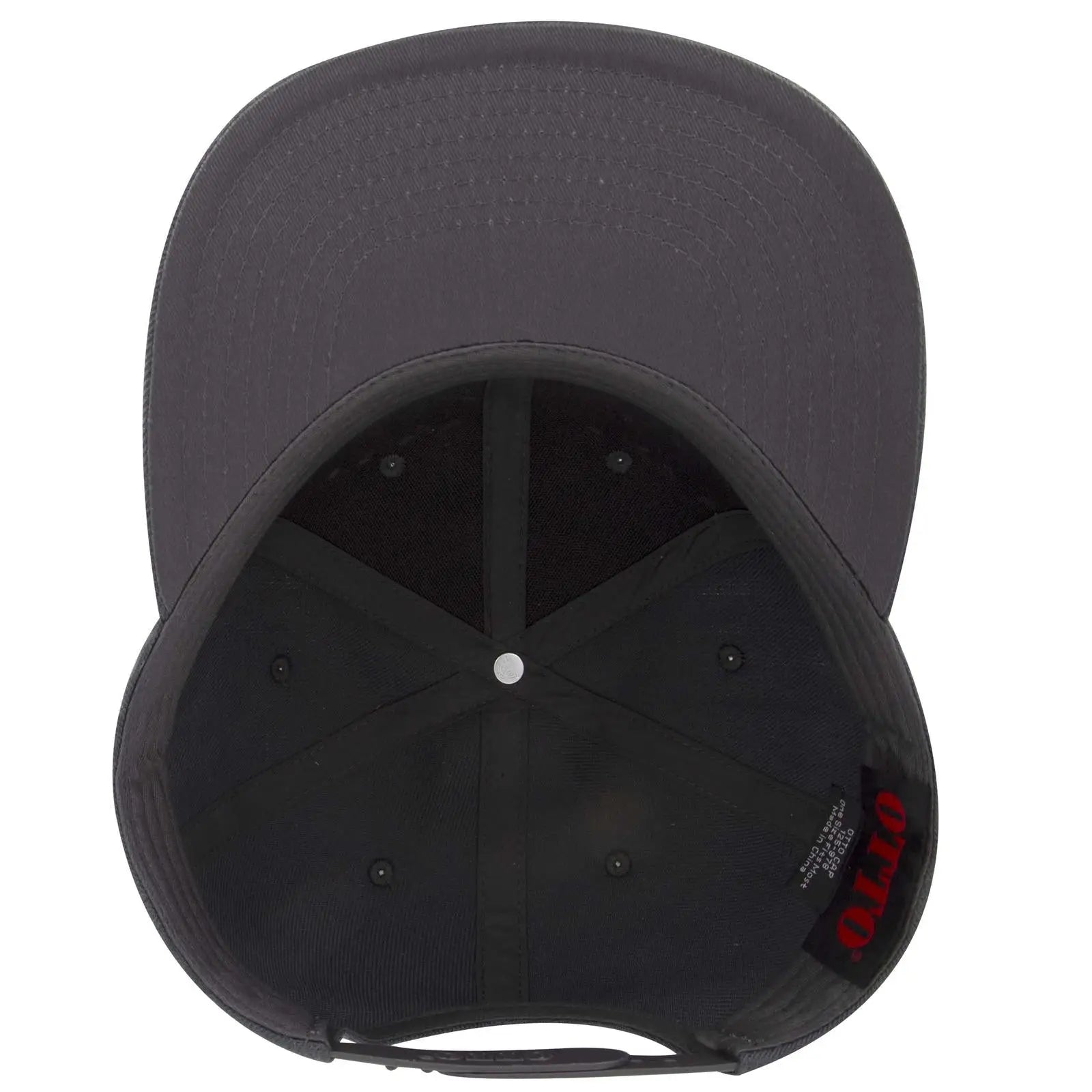 OTTO 125-978 ’OTTO Snap’ 6 Panel Pro Style Snapback Cap - Ch Gry - Ch Gry / 6 1/2’’ - 7 5/8’’