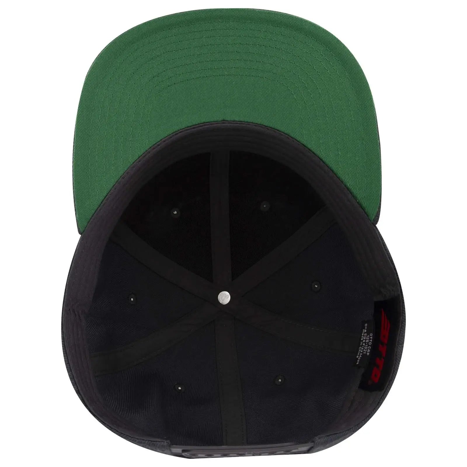 OTTO 125-978 ’OTTO Snap’ 6 Panel Pro Style Snapback Cap - Char. Gray - Char. Gray / 6 1/2’’ - 7 5/8’’