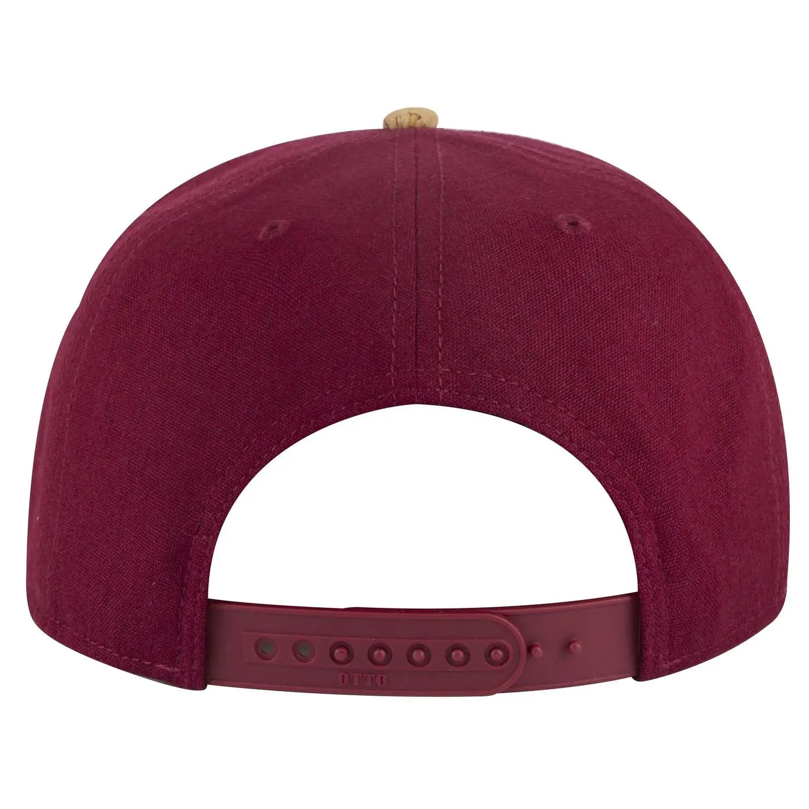 OTTO 125-978 ’OTTO Snap’ 6 Panel Pro Style Snapback Cap - Cork/Bg Mrn - Cork/Bg Mrn / 6 1/2’’ - 7 5/8’’