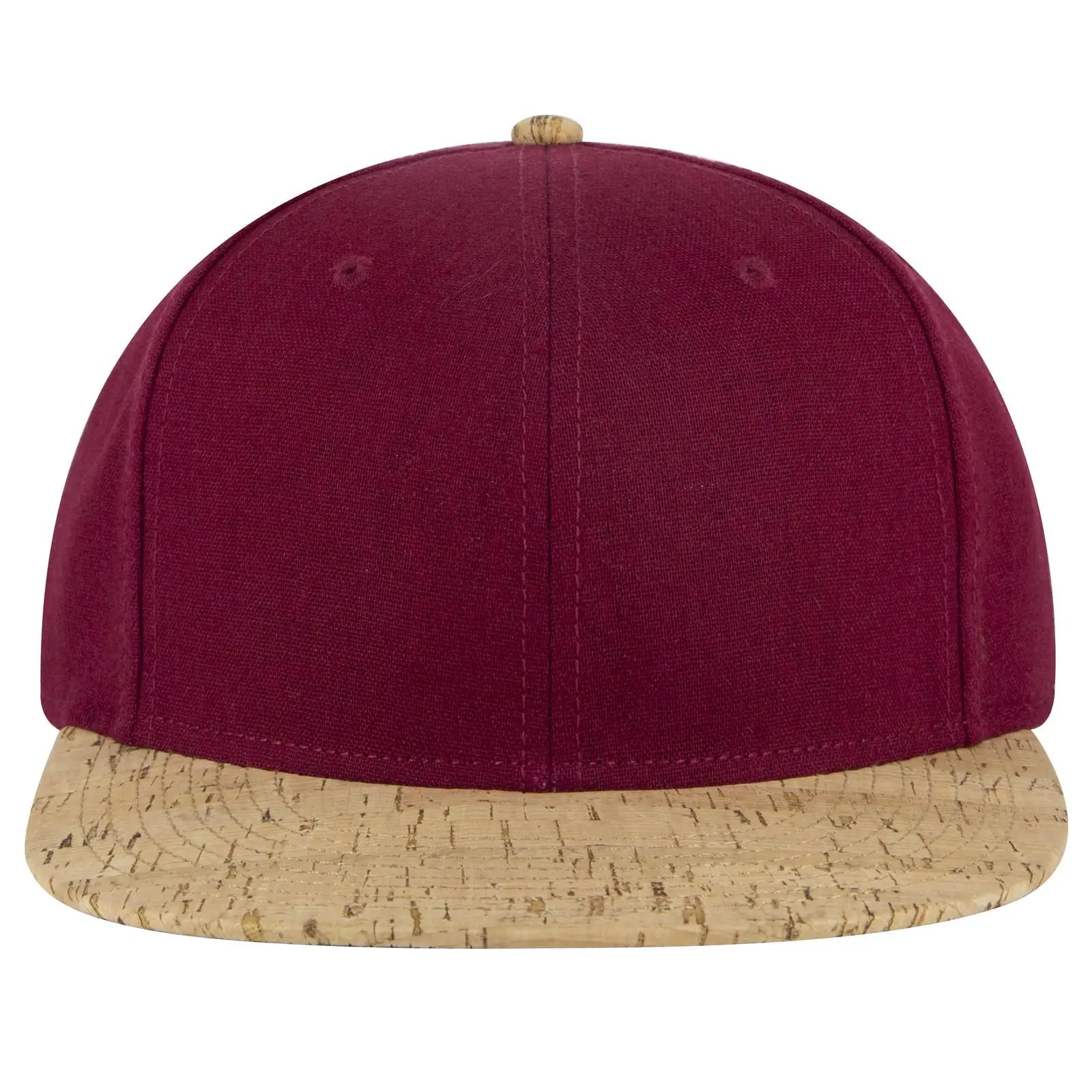 OTTO 125-978 ’OTTO Snap’ 6 Panel Pro Style Snapback Cap - Cork/Bg Mrn - Cork/Bg Mrn / 6 1/2’’ - 7 5/8’’