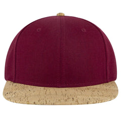 OTTO 125-978 ’OTTO Snap’ 6 Panel Pro Style Snapback Cap - Cork/Bg Mrn - Cork/Bg Mrn / 6 1/2’’ - 7 5/8’’