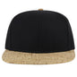 OTTO 125-978 ’OTTO Snap’ 6 Panel Pro Style Snapback Cap - Cork/Blk - Cork/Blk / 6 1/2’’ - 7 5/8’’