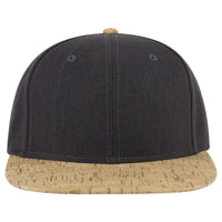OTTO 125-978 ’OTTO Snap’ 6 Panel Pro Style Snapback Cap - Cork/Ch Gry - Cork/Ch Gry / 6 1/2’’ - 7 5/8’’