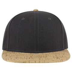 OTTO 125-978 ’OTTO Snap’ 6 Panel Pro Style Snapback Cap - Cork/Ch Gry - Cork/Ch Gry / 6 1/2’’ - 7 5/8’’
