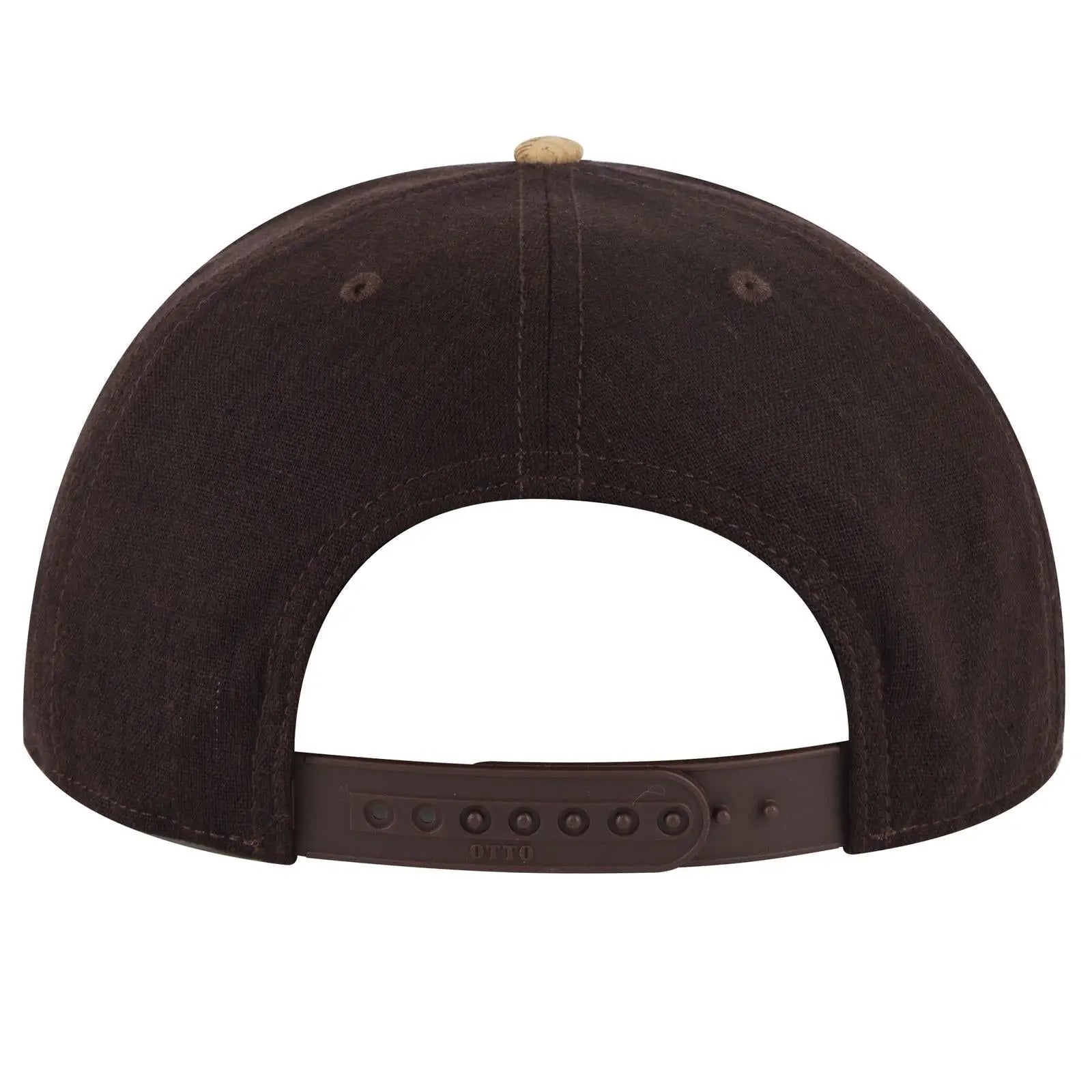 OTTO 125-978 ’OTTO Snap’ 6 Panel Pro Style Snapback Cap - Cork/Dk.Brn - Cork/Dk.Brn / 6 1/2’’ - 7 5/8’’
