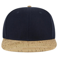 OTTO 125-978 ’OTTO Snap’ 6 Panel Pro Style Snapback Cap - Cork/Nvy - Cork/Nvy / 6 1/2’’ - 7 5/8’’