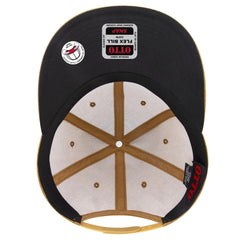 OTTO 125-978 ’OTTO Snap’ 6 Panel Pro Style Snapback Cap - Cy Brn/Crk/Cy Brn - Cy Brn/Crk/Cy Brn / 6 1/2’’ - 7 5/8’’